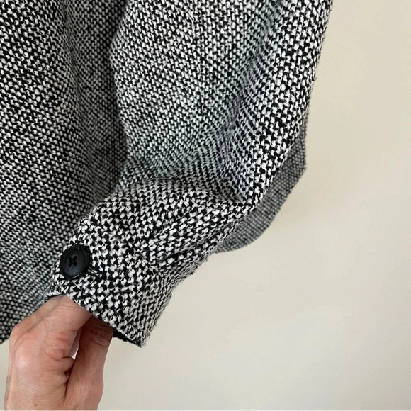 Vero Moda Rosie tweed chore Jacket  boxy workwear cozy oversized - Picture 9 of 15